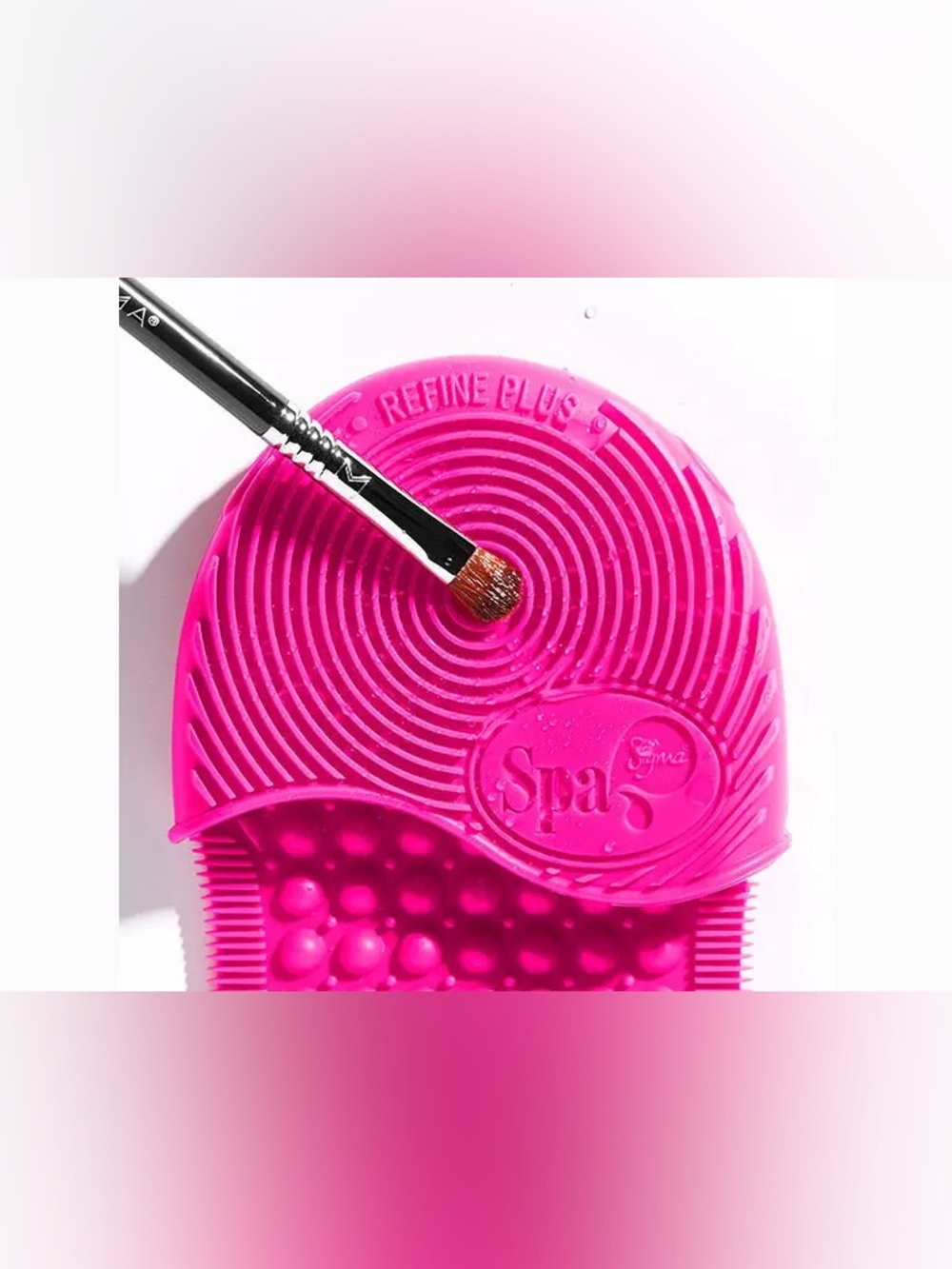 Sigma Beauty Silicone Brush Cleaning Spa Pad - Pink